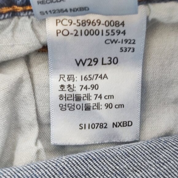 Signature by Levi Strauss jeans men's size W29/L30 (28) denim blue Regular Taper - Picture 7 of 15